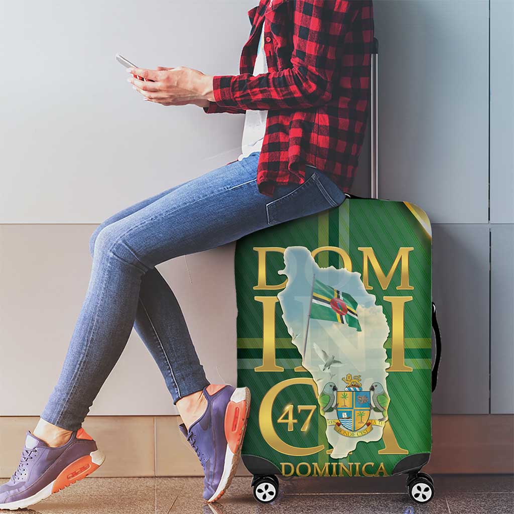 Dominica Independence Day Luggage Cover 47 Years Of Freedom LT05