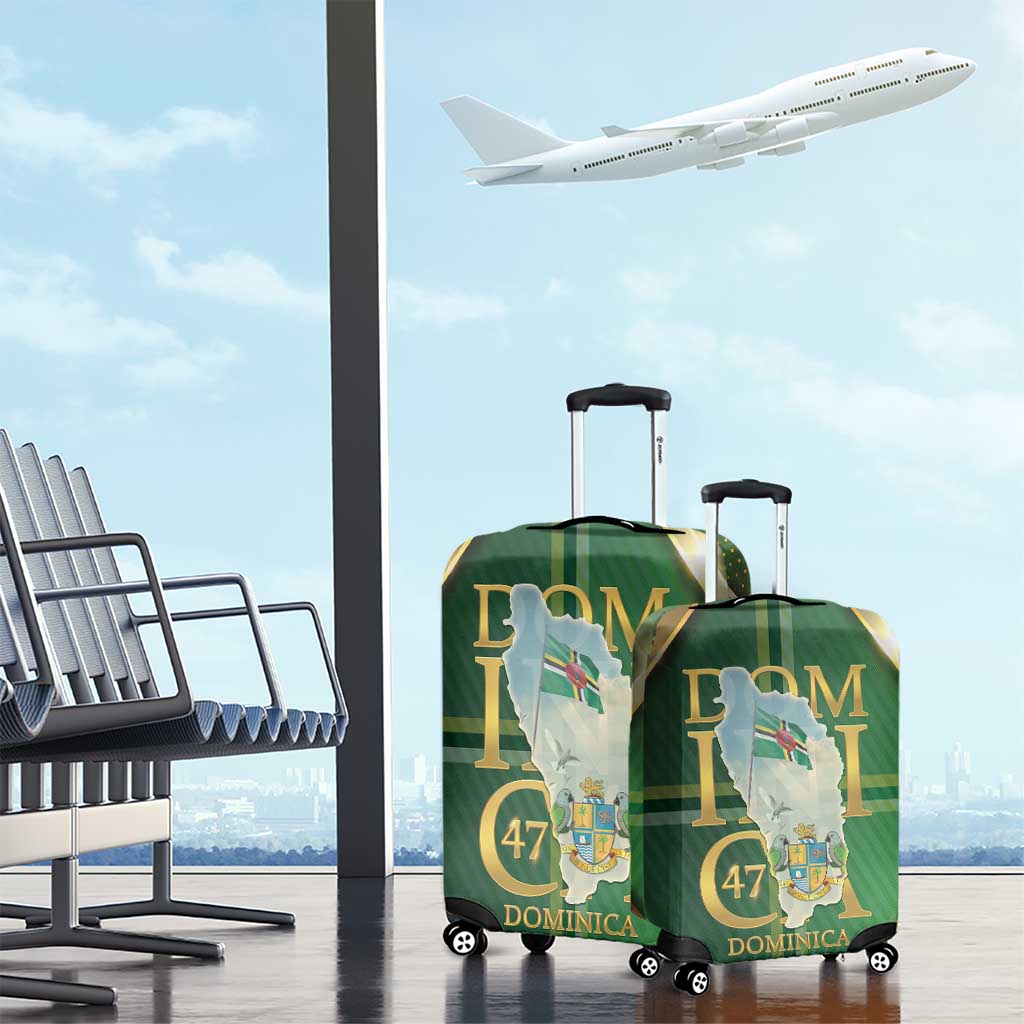 Dominica Independence Day Luggage Cover 47 Years Of Freedom LT05