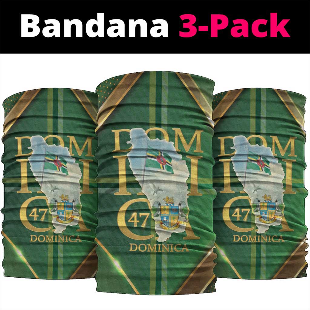 Dominica Independence Day Neck Gaiter 47 Years Of Freedom LT05