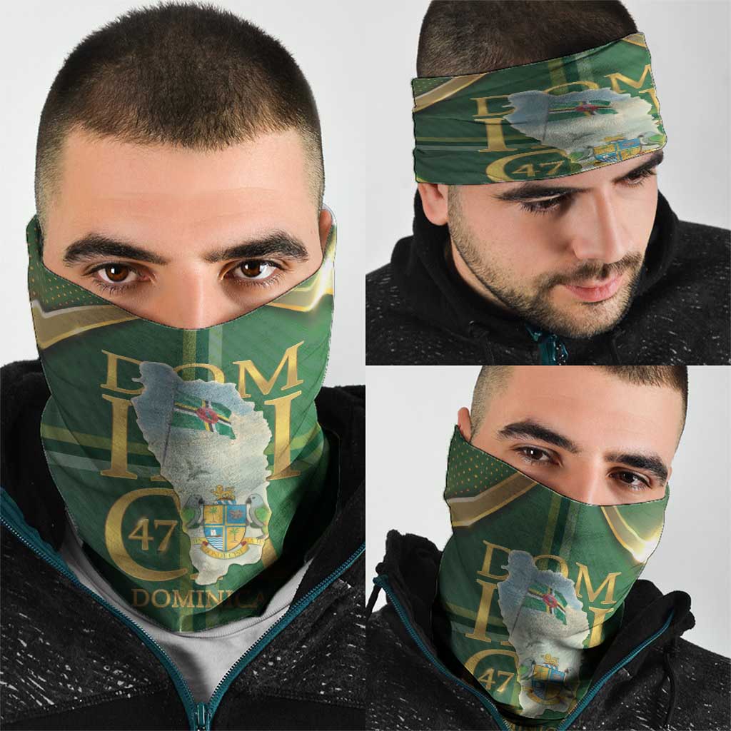 Dominica Independence Day Neck Gaiter 47 Years Of Freedom LT05