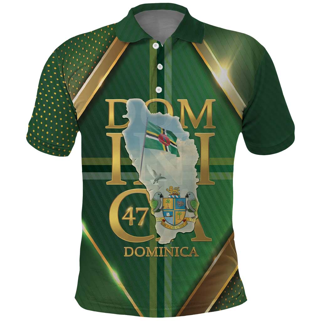 Dominica Independence Day Polo Shirt 47 Years Of Freedom LT05