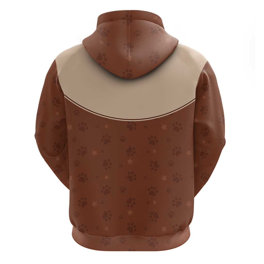 Cowdog Hoodie Cowboy Patriotic Labrador Western Yoke LT05