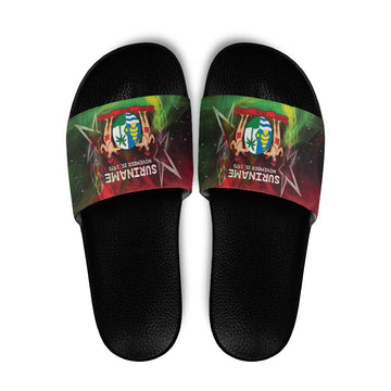 Suriname Independence Day Slide Sandals Wan Switi Srefidensi Dey LT05