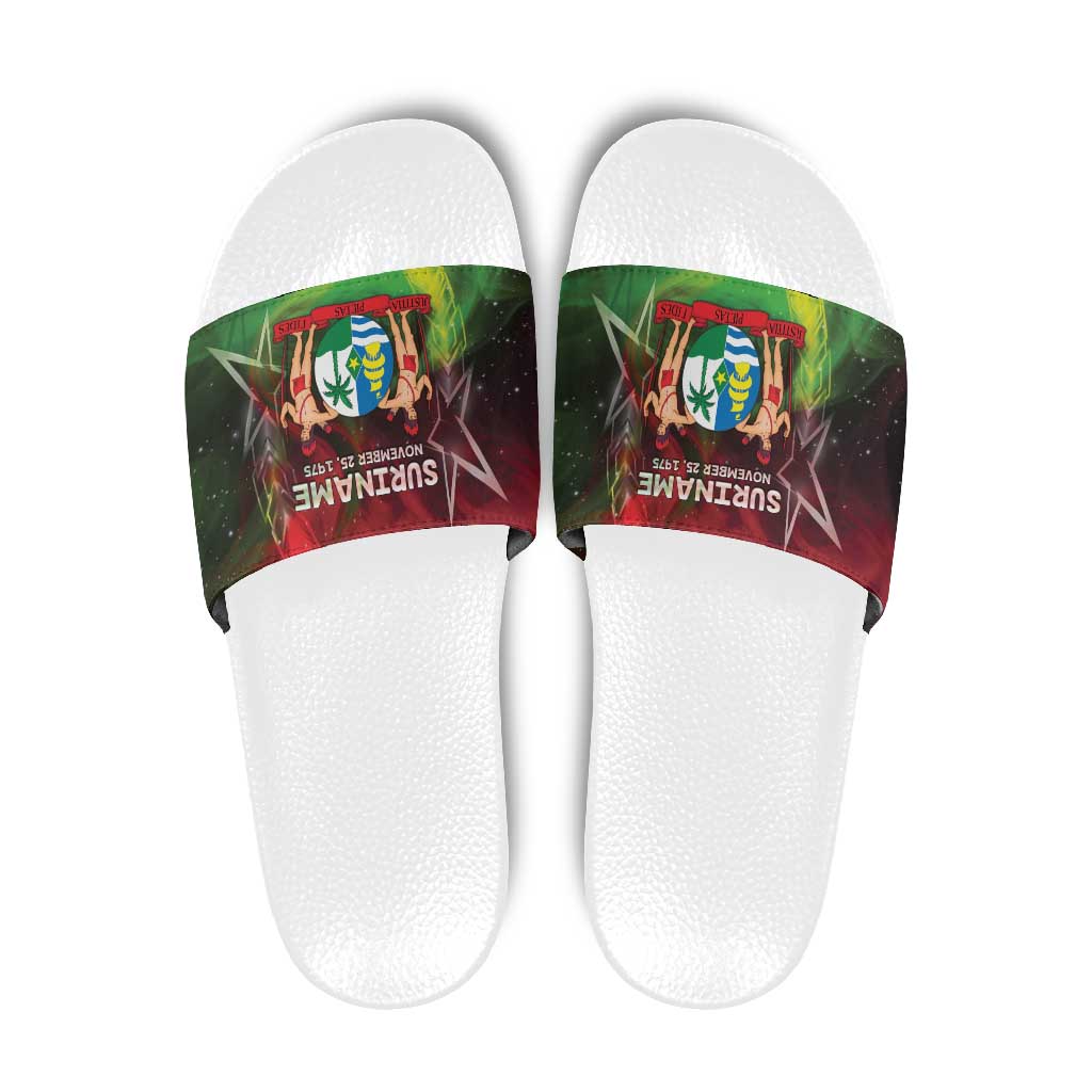 Suriname Independence Day Slide Sandals Wan Switi Srefidensi Dey LT05