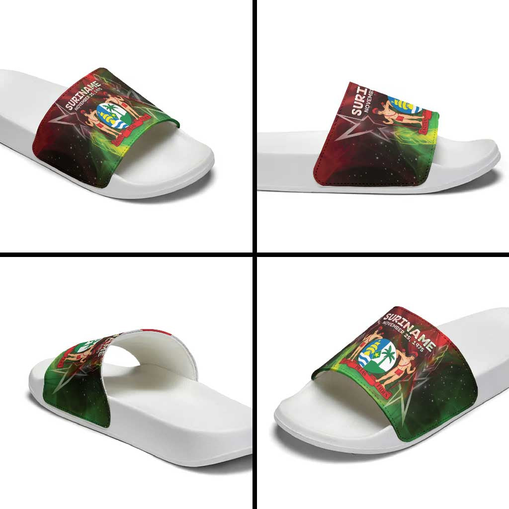 Suriname Independence Day Slide Sandals Wan Switi Srefidensi Dey LT05