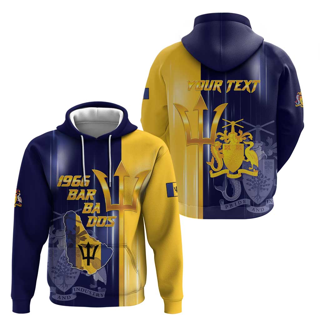 Barbados Independence Day Hoodie Proud To Be Barbadian LT05
