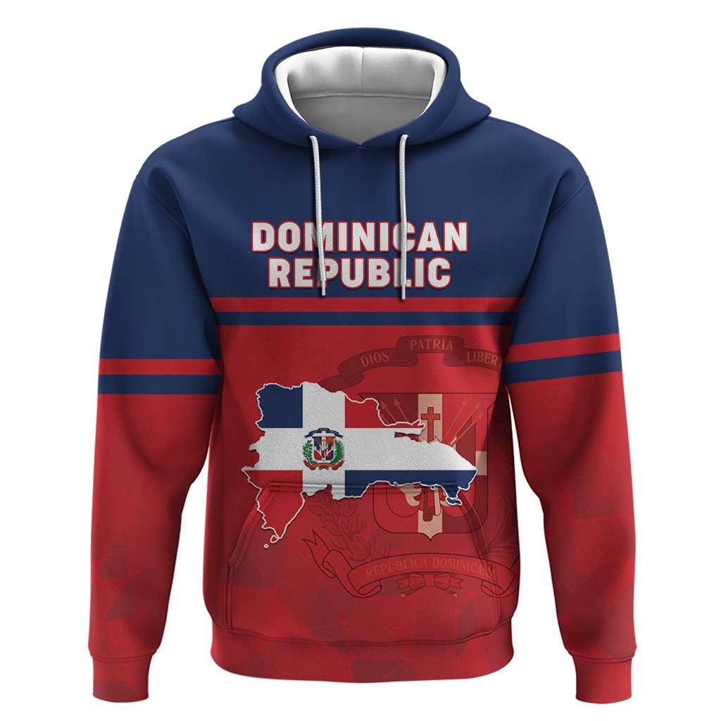 Personalized Dominican Republic Hoodie Dominicana Flag Map LT05