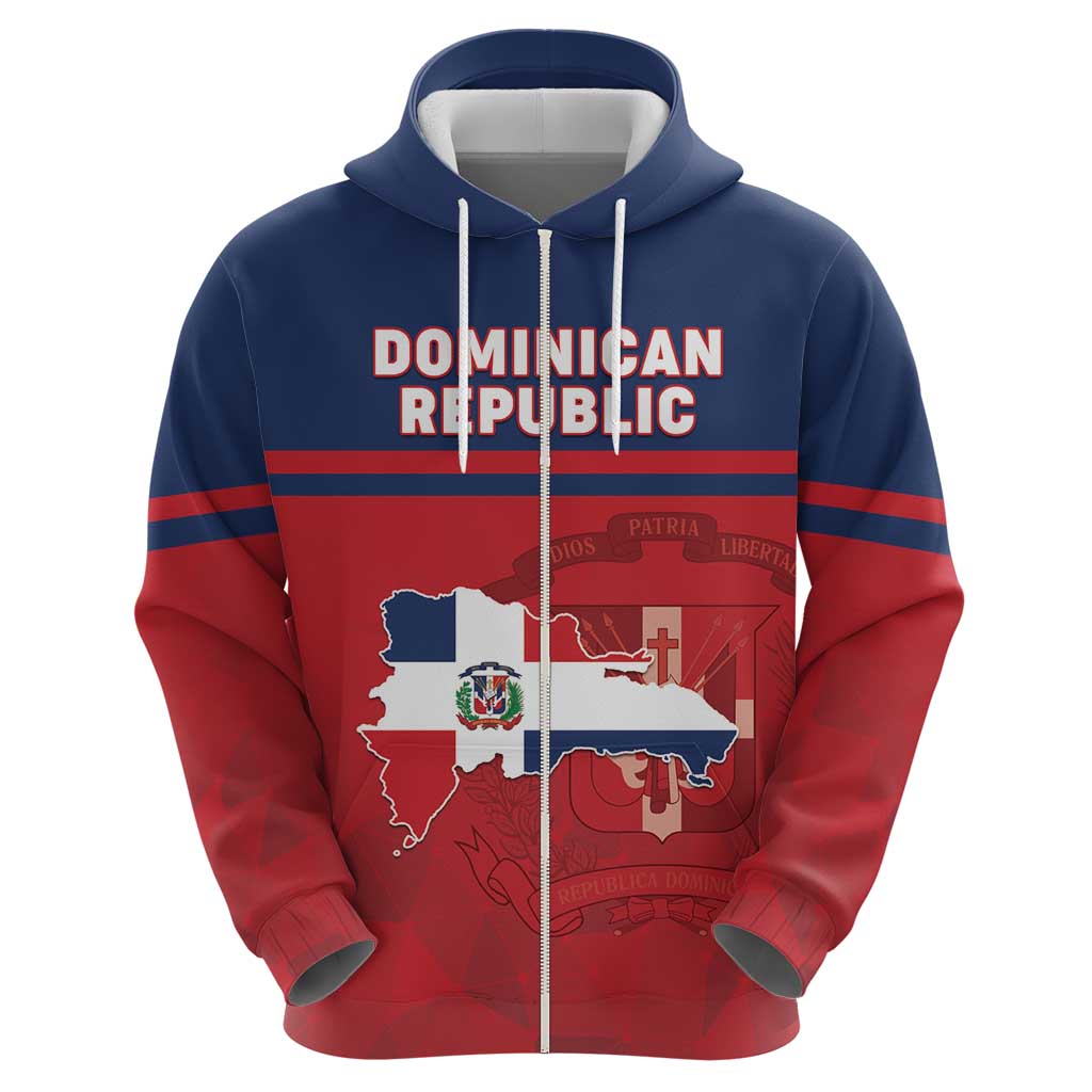 Personalized Dominican Republic Hoodie Dominicana Flag Map LT05