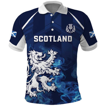 Scotland Rugby Custom Polo Shirt Go Scottish Thistle Unique Style LT05
