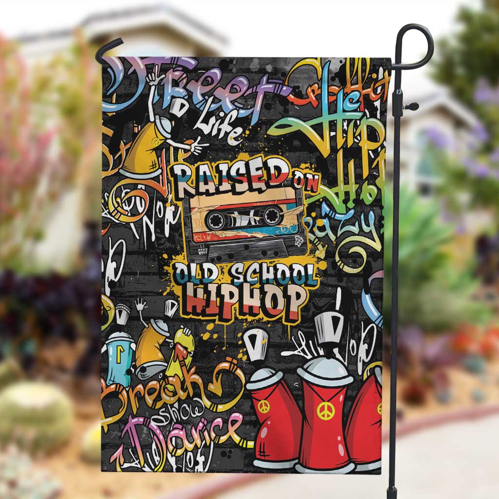 Raised On Hip Hop Garden Flag Graffiti Art Style LT05