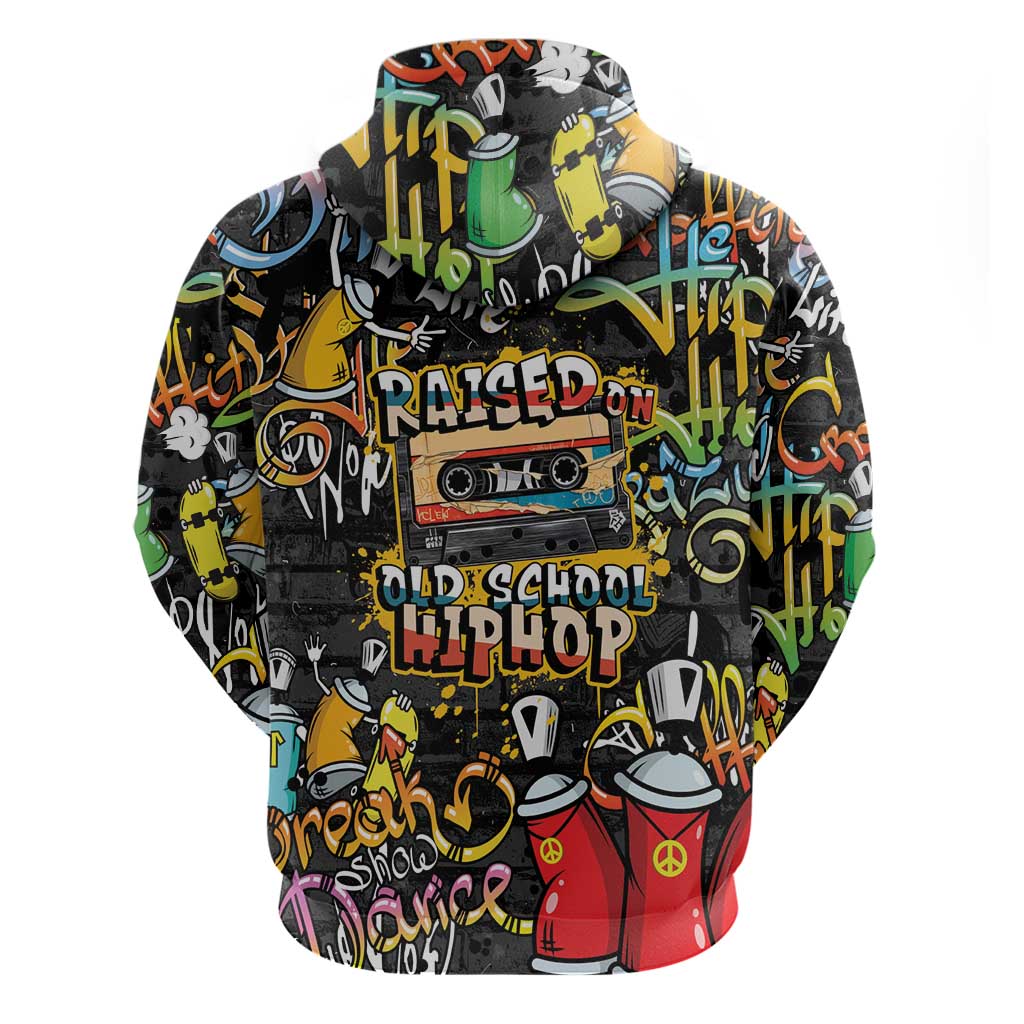 Raised On Hip Hop Hoodie Graffiti Art Style LT05