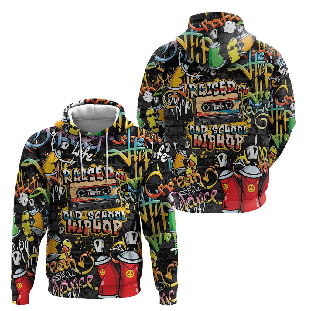Raised On Hip Hop Hoodie Graffiti Art Style LT05