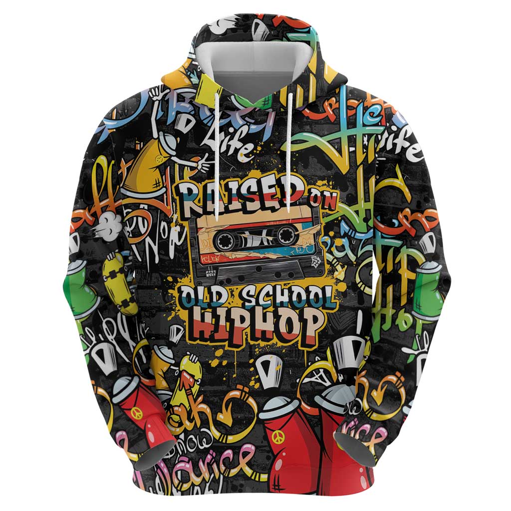 Raised On Hip Hop Hoodie Graffiti Art Style LT05