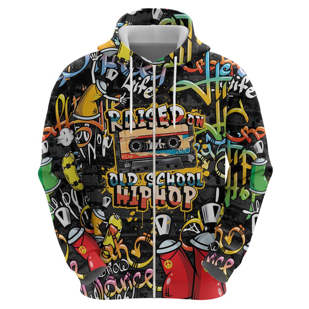 Raised On Hip Hop Hoodie Graffiti Art Style LT05