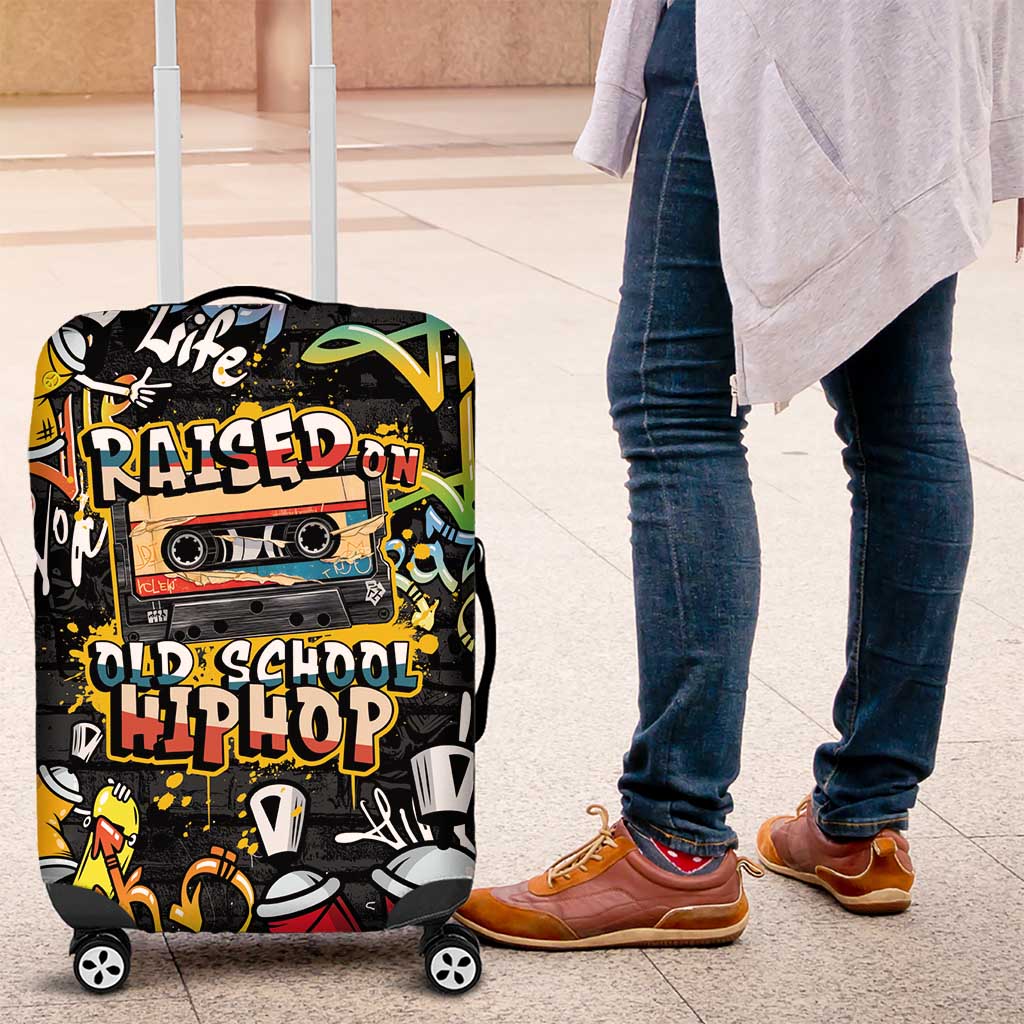 Raised On Hip Hop Luggage Cover Graffiti Art Style LT05