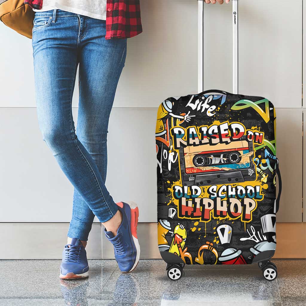 Raised On Hip Hop Luggage Cover Graffiti Art Style LT05
