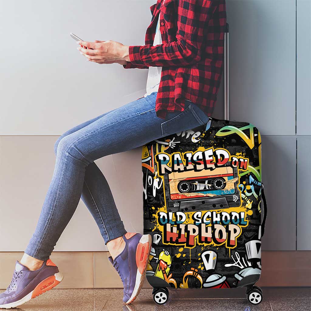 Raised On Hip Hop Luggage Cover Graffiti Art Style LT05