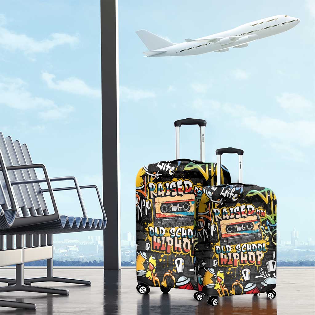 Raised On Hip Hop Luggage Cover Graffiti Art Style LT05