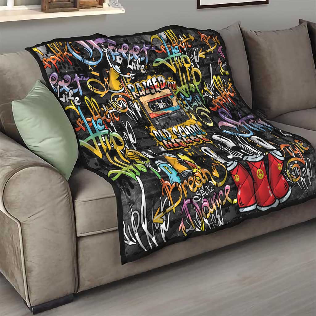 Raised On Hip Hop Quilt Graffiti Art Style LT05