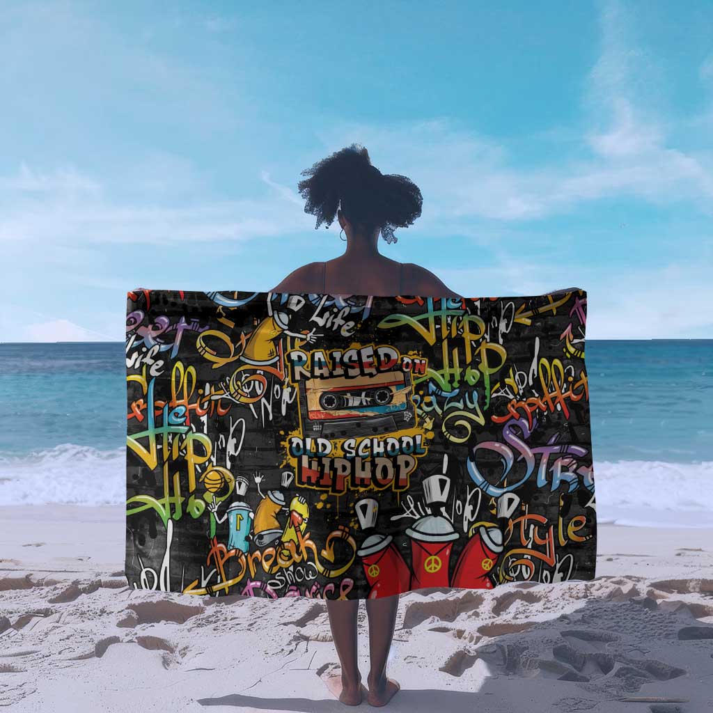 Raised On Hip Hop Sarong Graffiti Art Style LT05