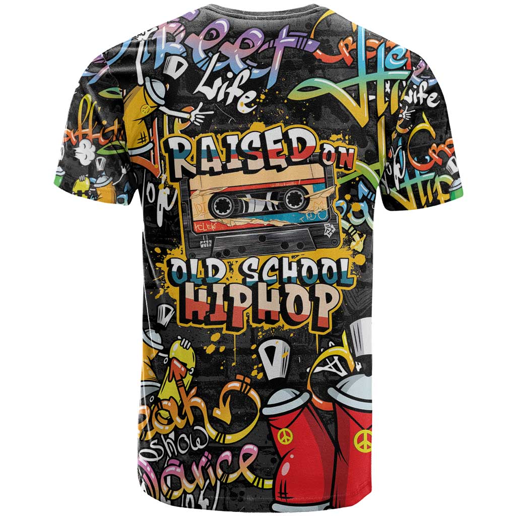 Raised On Hip Hop T shirt Graffiti Art Style LT05