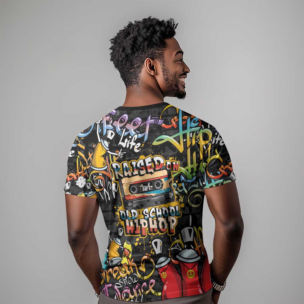 Raised On Hip Hop T shirt Graffiti Art Style LT05