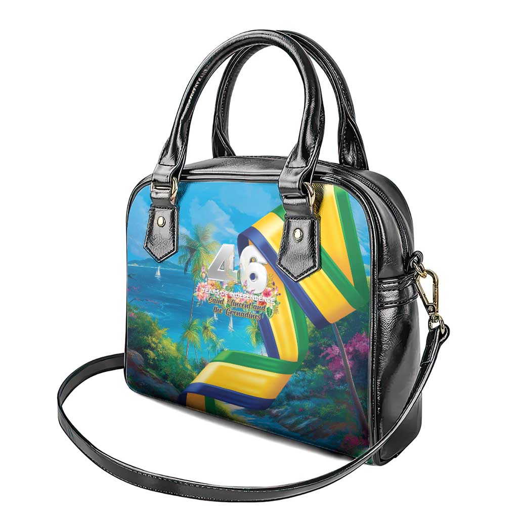 Saint Vincent And The Grenadines Shoulder Handbag 46 Years Of Independence LT05