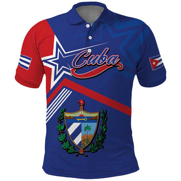 Cuba Coat Of Arms Polo Shirt The Pearl Of The Antilles LT05