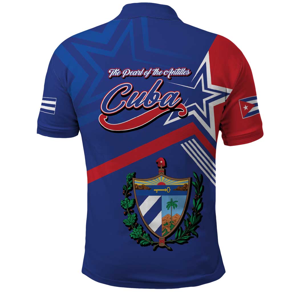 Cuba Coat Of Arms Polo Shirt The Pearl Of The Antilles LT05