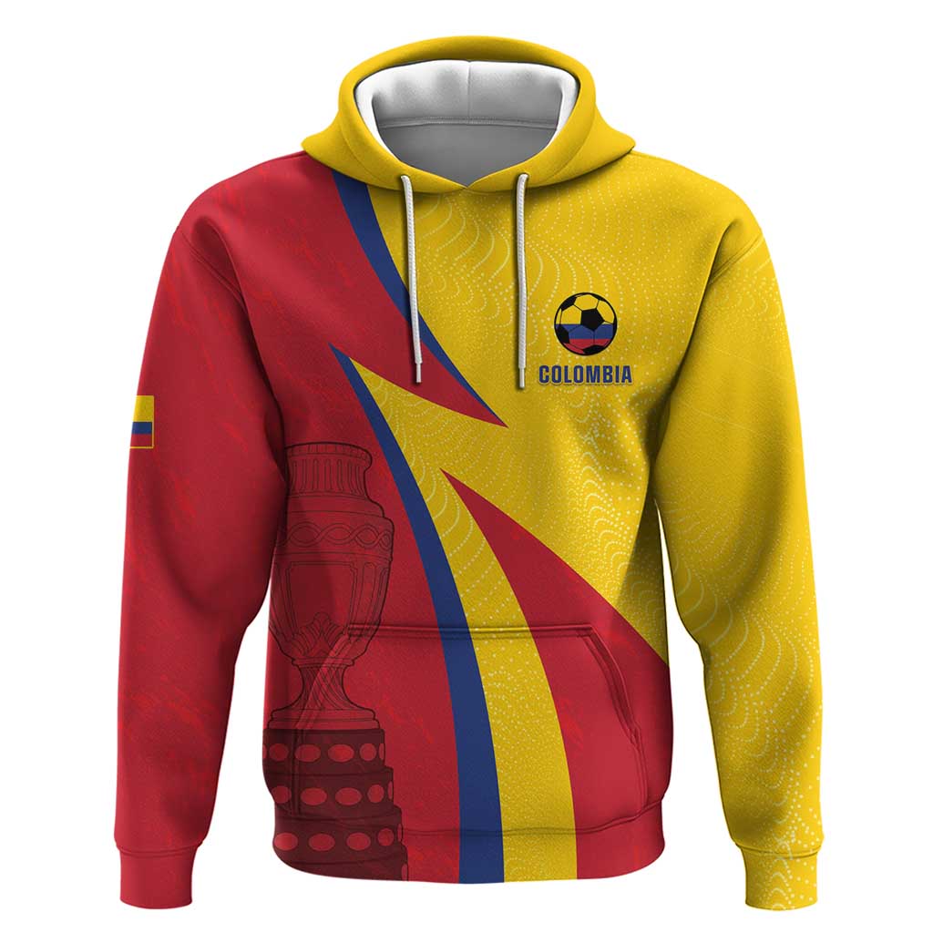 Custom Colombia 2024 Football Hoodie Go Champions Los Cafeteros LT05