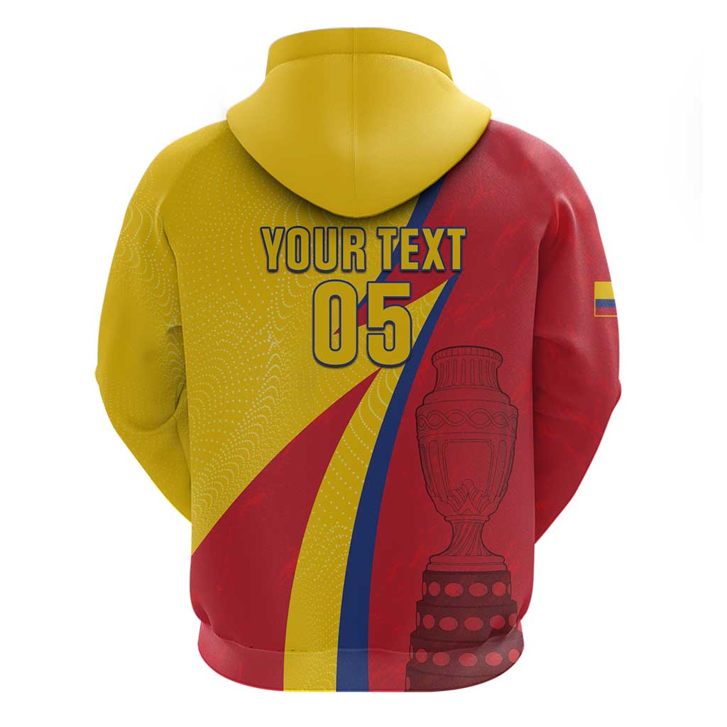 Custom Colombia 2024 Football Hoodie Go Champions Los Cafeteros LT05