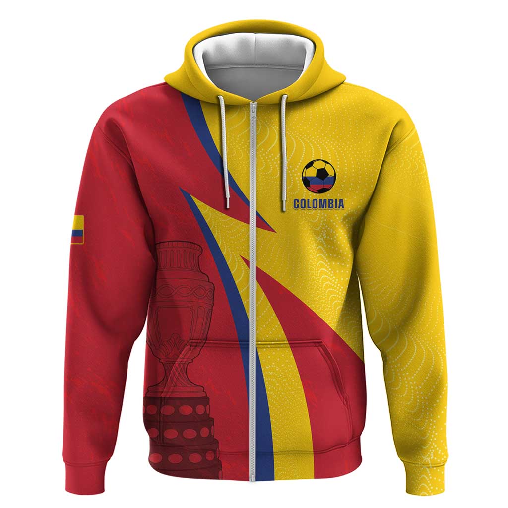 Custom Colombia 2024 Football Hoodie Go Champions Los Cafeteros LT05