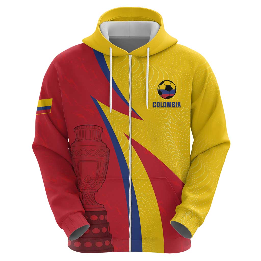 Custom Colombia 2024 Football Hoodie Go Champions Los Cafeteros LT05