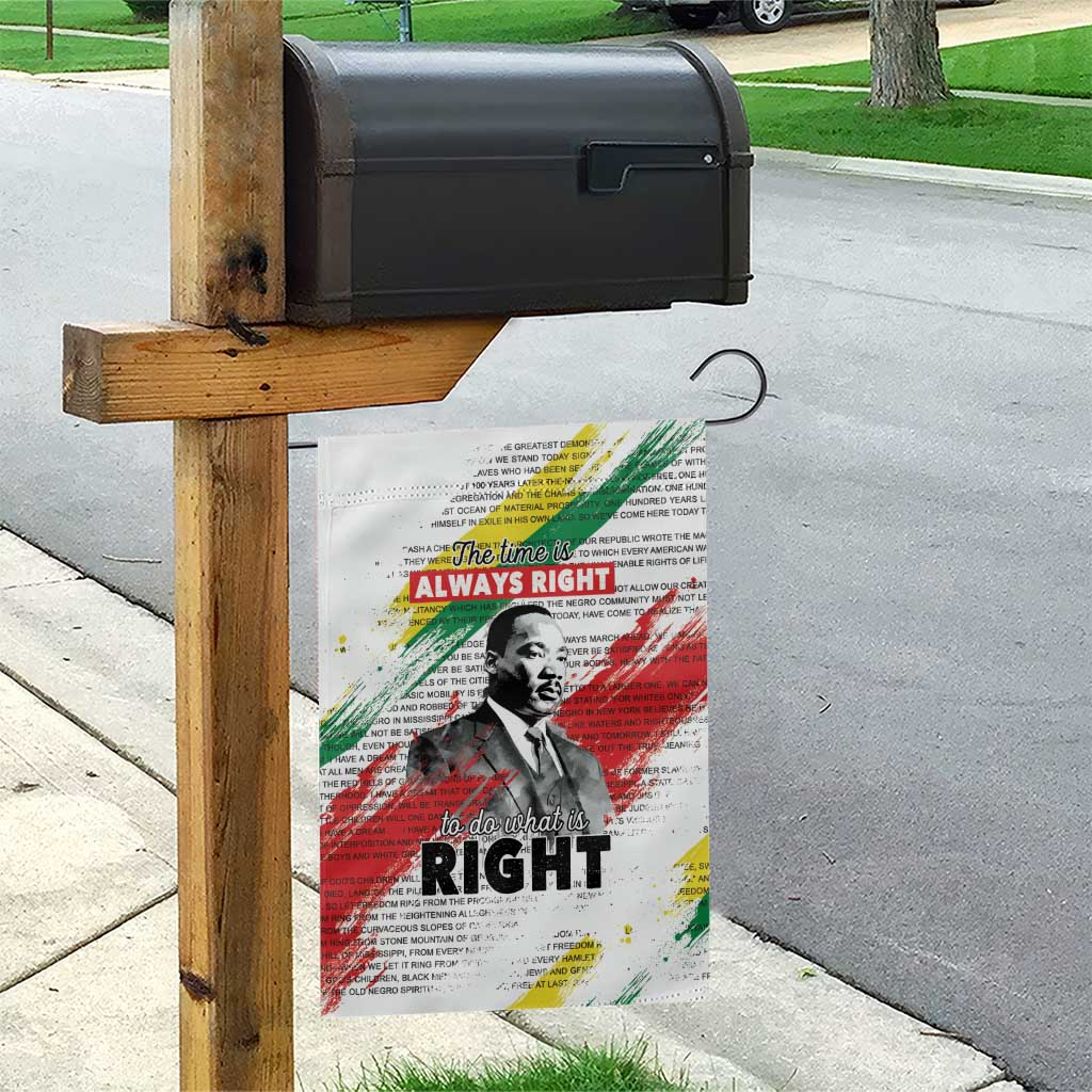 Martin Luther King Garden Flag Honoring The Legacy White Version LT05