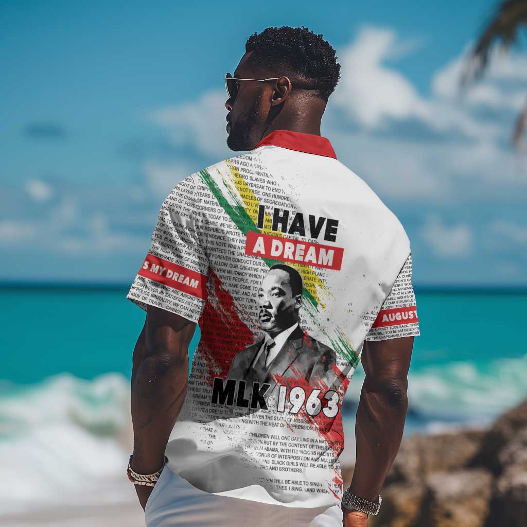 Martin Luther King Hawaiian Shirt Honoring The Legacy White Version LT05