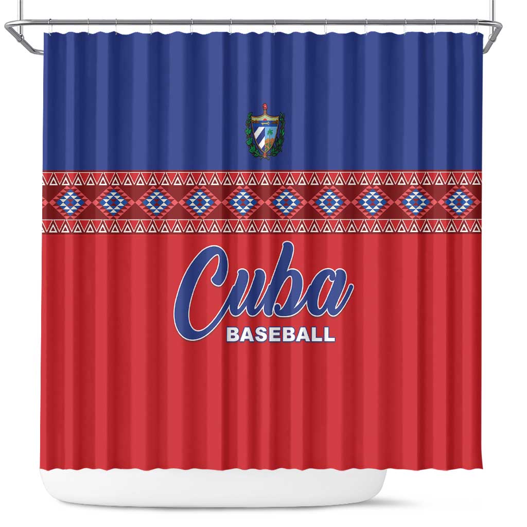 Cuba Baseball Shower Curtain Special Version LT05
