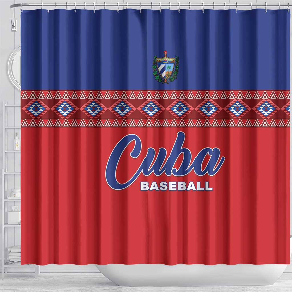 Cuba Baseball Shower Curtain Special Version LT05