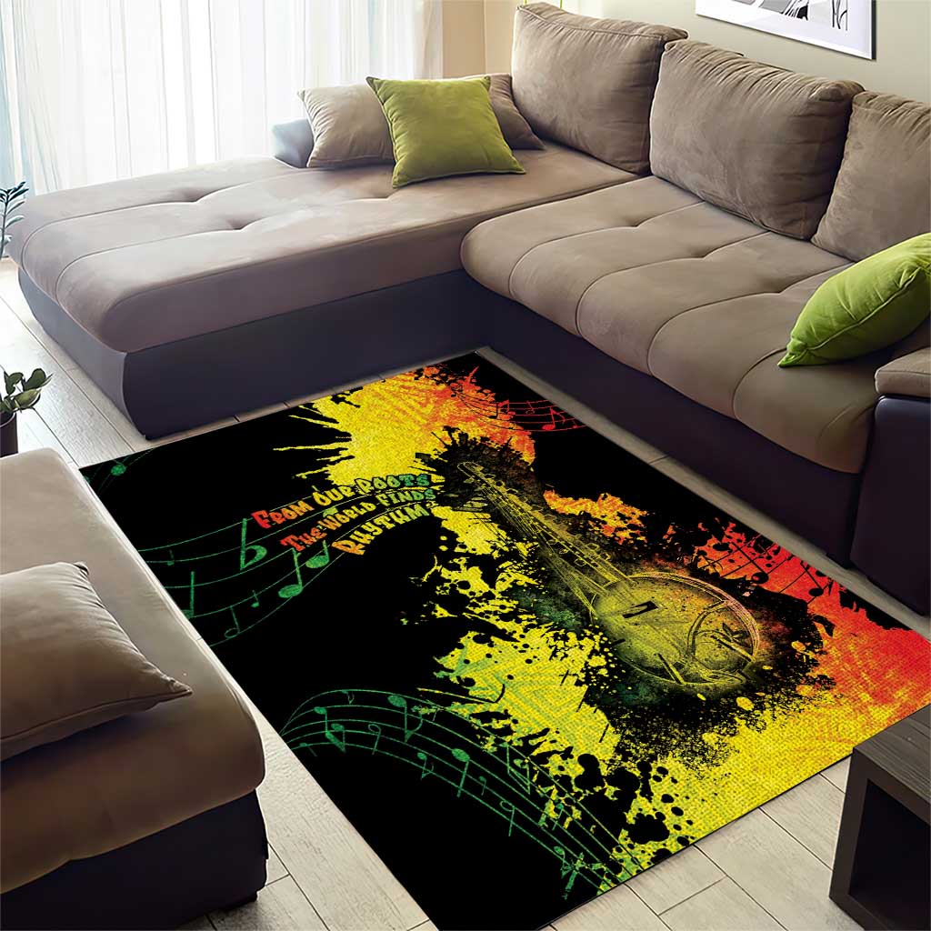 Afro Music Pride Area Rug From Our Roots The World Finds Rhythm LT05