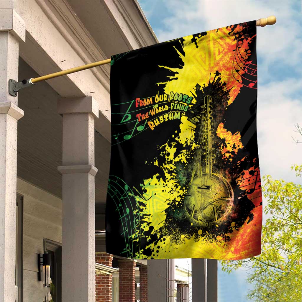 Afro Music Pride Garden Flag From Our Roots The World Finds Rhythm LT05