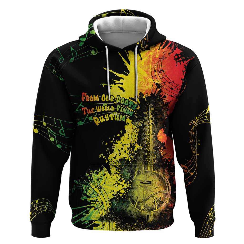 Afro Music Pride Hoodie From Our Roots The World Finds Rhythm LT05