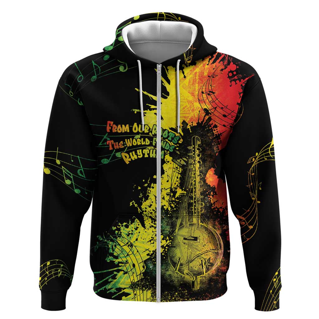 Afro Music Pride Hoodie From Our Roots The World Finds Rhythm LT05
