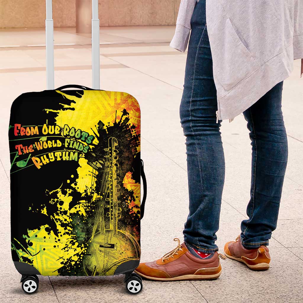 Afro Music Pride Luggage Cover From Our Roots The World Finds Rhythm LT05