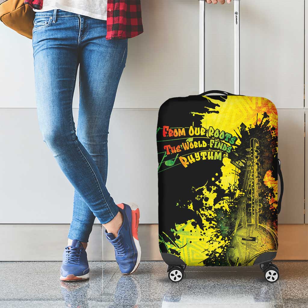 Afro Music Pride Luggage Cover From Our Roots The World Finds Rhythm LT05
