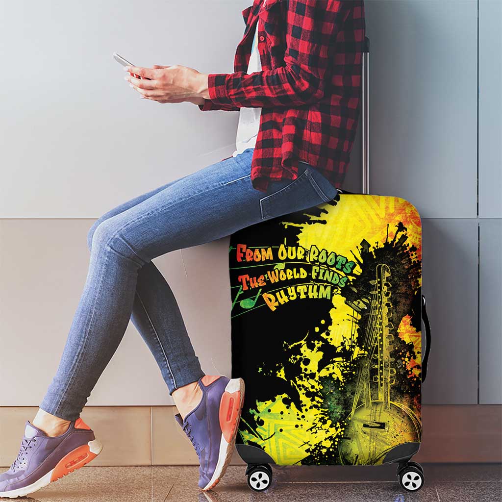 Afro Music Pride Luggage Cover From Our Roots The World Finds Rhythm LT05