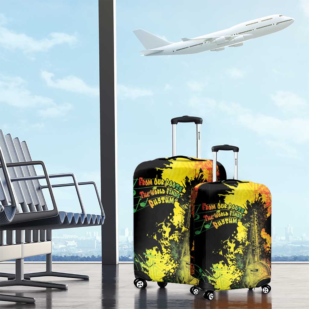 Afro Music Pride Luggage Cover From Our Roots The World Finds Rhythm LT05