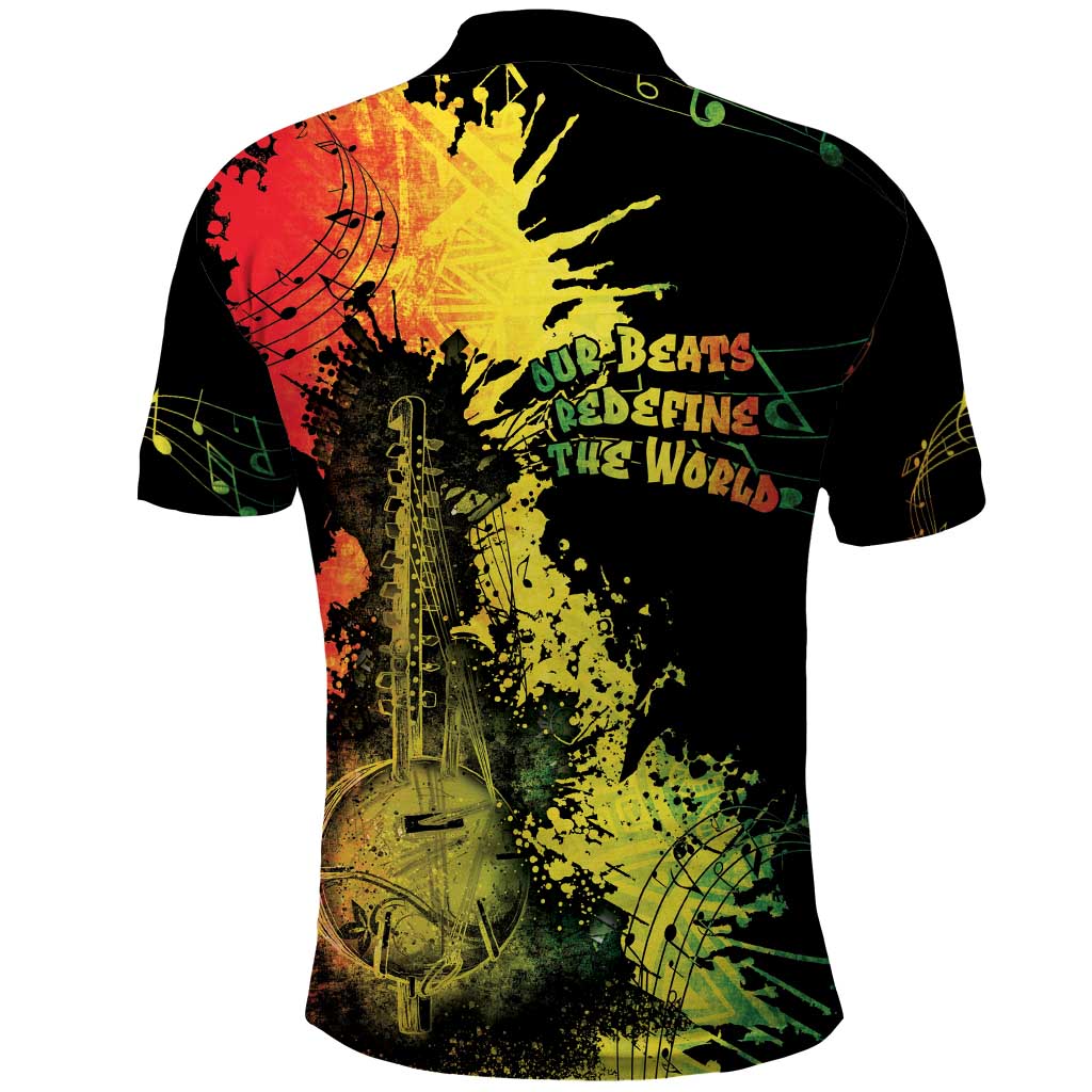 Afro Music Pride Polo Shirt From Our Roots The World Finds Rhythm LT05