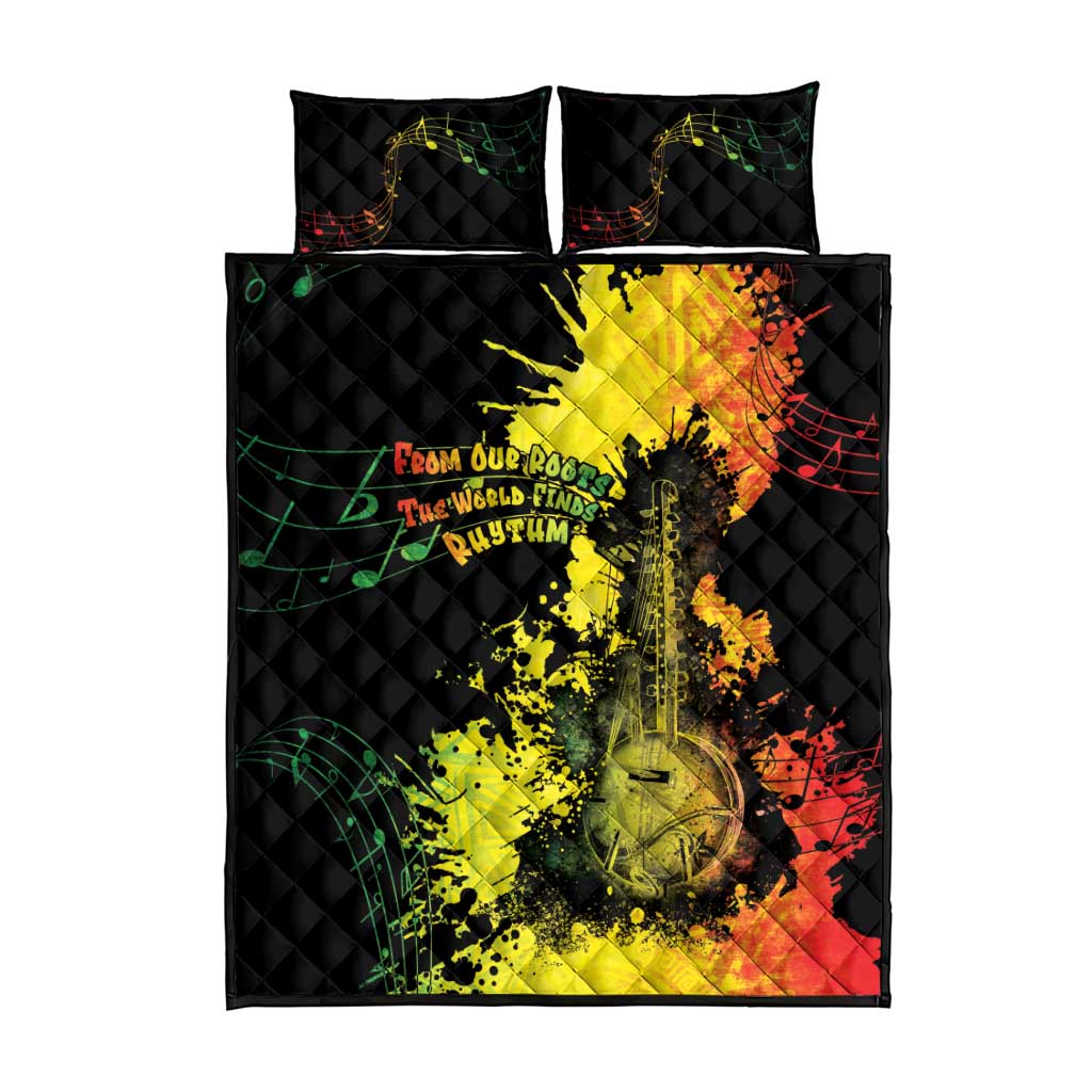 Afro Music Pride Quilt Bed Set From Our Roots The World Finds Rhythm LT05