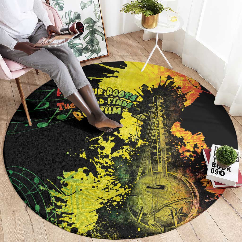 Afro Music Pride Round Carpet From Our Roots The World Finds Rhythm LT05
