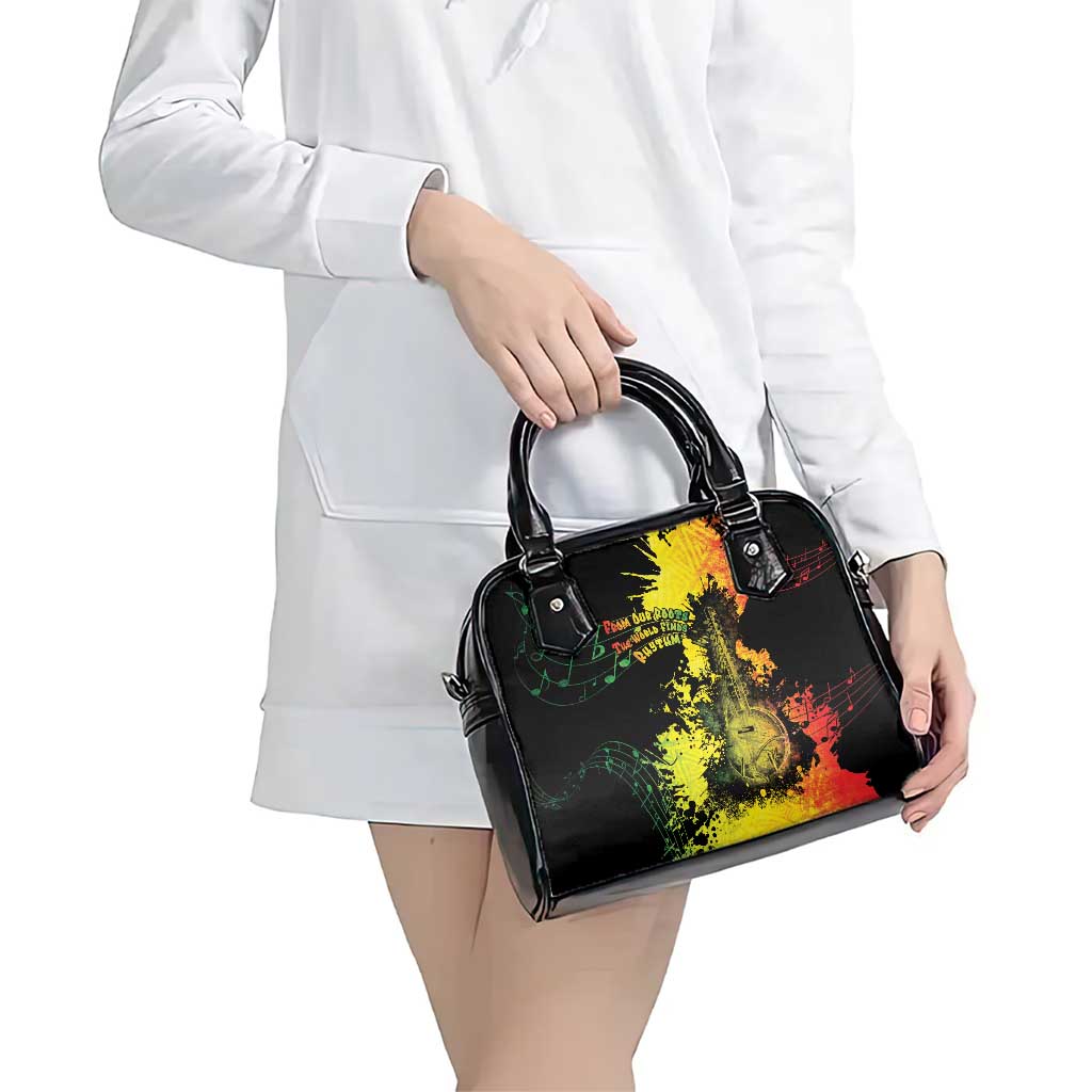 Afro Music Pride Shoulder Handbag From Our Roots The World Finds Rhythm LT05