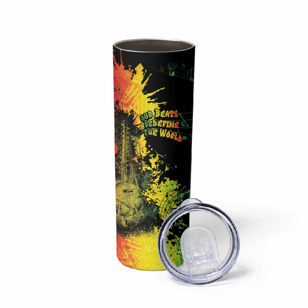 Afro Music Pride Skinny Tumbler From Our Roots The World Finds Rhythm LT05